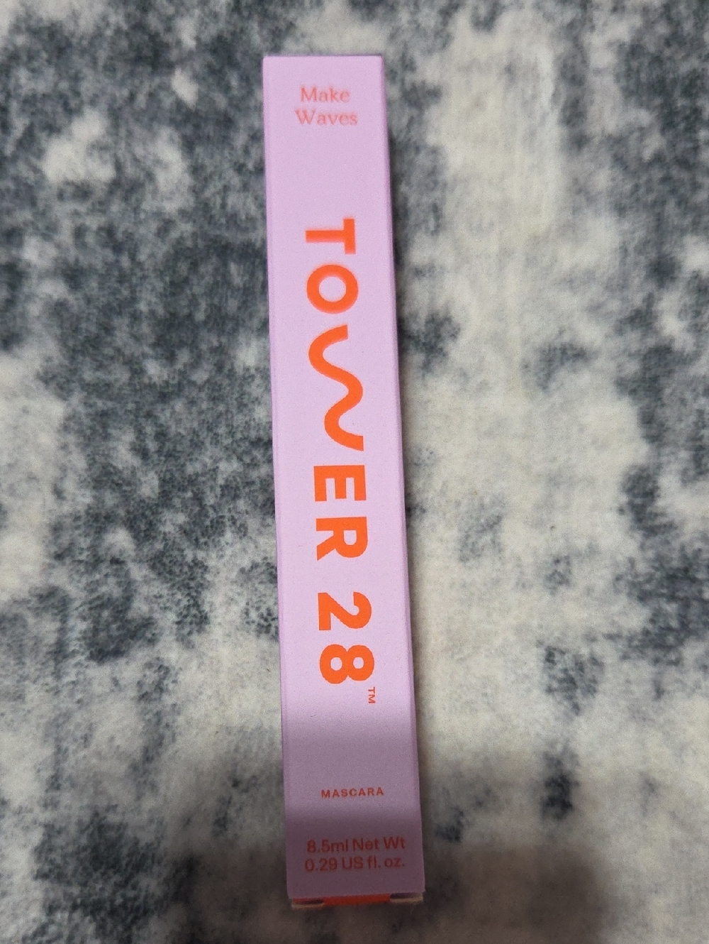 Tower 28 Mascara Box in Pink with Orange Logo